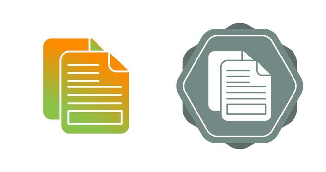 icono de vector de documentos