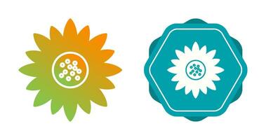 icono de vector de girasol