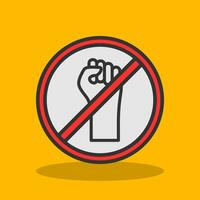 Stop Vector Icon Design