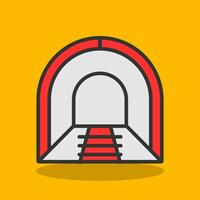 diseño de icono de vector de túnel