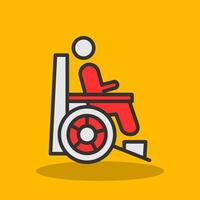 Disability Vector Icon Design