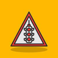 Traffic Sign Vector Icon Design