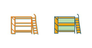 Bunk bed Vector Icon