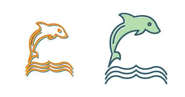 Dolphin Vector Icon