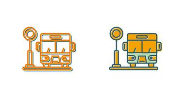 Bus Stop Vector Icon