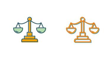 Justice Scale Vector Icon