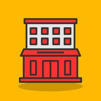 Office Building Vector Icon Design