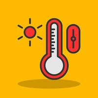 temperatura controlar vector icono diseño