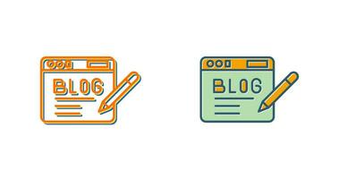 Blog Vector Icon