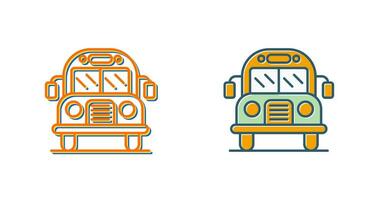 School Bus Vector Icon