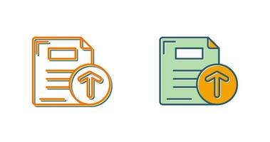 Files Upload Vector Icon