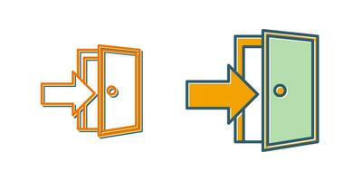 Exit Door Vector Icon