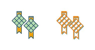 icono de vector de ketupat