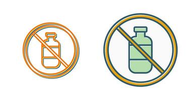 No Liquids Vector Icon