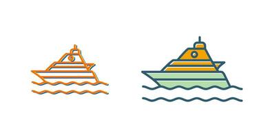 Yacht Vector Icon