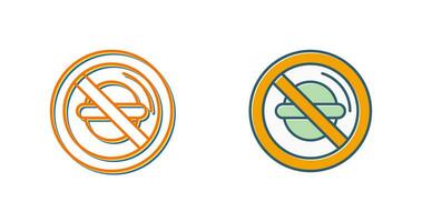 No Food Vector Icon