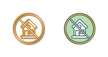 No House Vector Icon