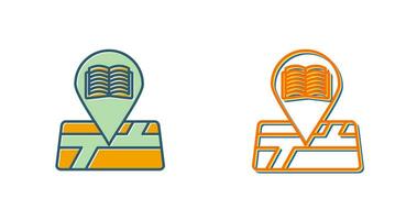 Library Location Vector Icon