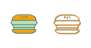 icono de vector de hamburguesa