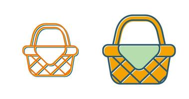 Picnic Basket Vector Icon