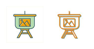 Gallery Presentation Vector Icon