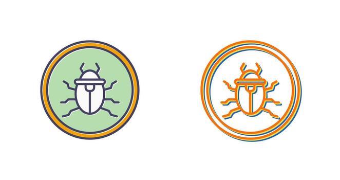 icono de vector de error