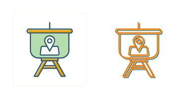 Location Presentation Vector Icon