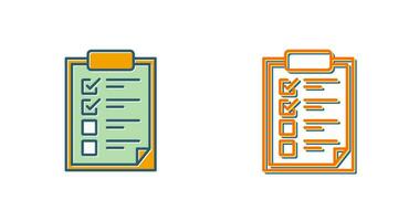 Checklist Vector Icon