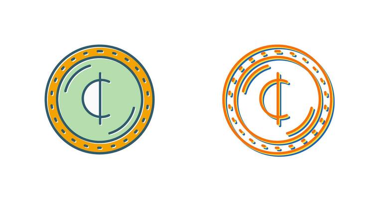 Cedis Currency Vector Icon