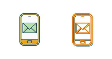 Smartphone mail Vector Icon