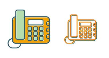 Land Line Phone Vector Icon