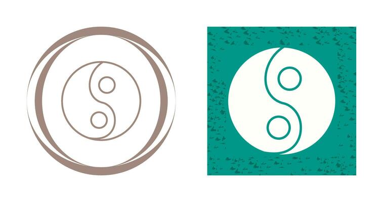 Yin Yang Vector Icon