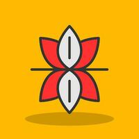 Lotus flower Vector Icon Design