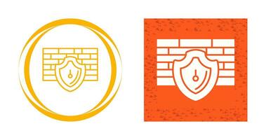 icono de vector de firewall