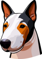 Bull terrier mignonne chien png