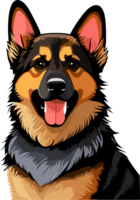 mignonne dessin animé chien ai génératif png