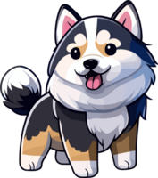 chien de dessin animé mignon png