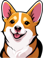 Cute Cartoon Dog ai generative png