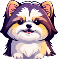 Cute Cartoon Dog ai generative png