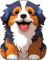 Cute Cartoon Dog ai generative png