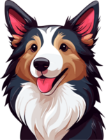 mignonne dessin animé chien ai génératif png