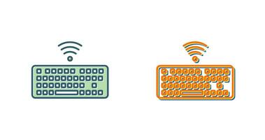 Wireless Keyboard Vector Icon