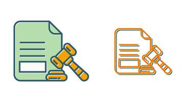 Legal Paper Vector Icon