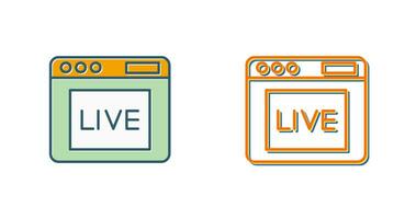 Live Vector Icon