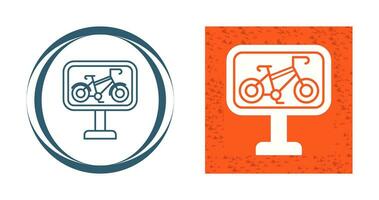 Bike Lane Vector Icon