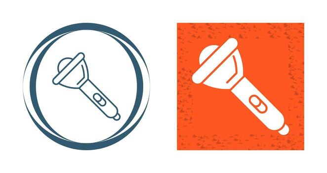 icono de vector de linterna