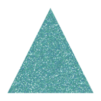 blå triangel glitter på transparent bakgrund. design för dekoration, bakgrund, tapet, illustration png