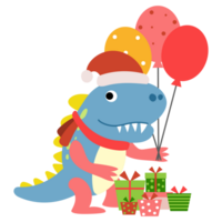 dinosaurio Navidad contento nuevo año png