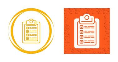 Checklist Vector Icon