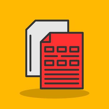 repartido libro mayor vector icono diseño